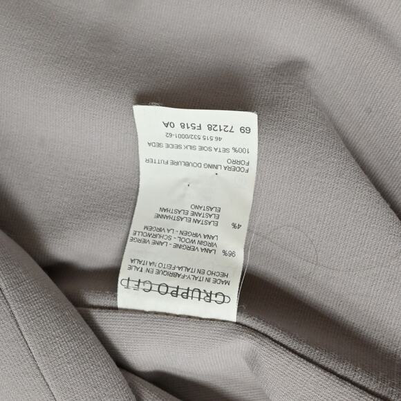 Valentino Boutique | Light Gray Wool-Blend Blazer Size: 10 - Picture 7 of 11